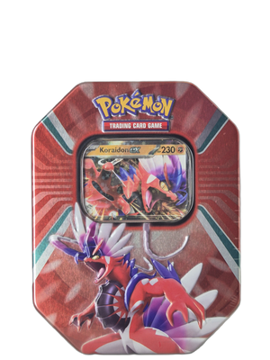 Pokémon: Koraidon ex – Paldea Legends Tin 2023