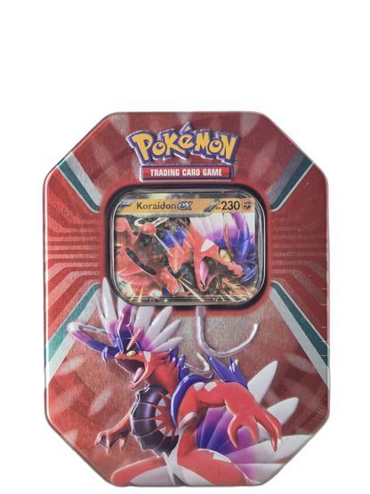 Pokémon: Koraidon ex – Paldea Legends Tin 2023