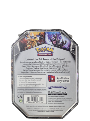 Pokémon: Dawn Wings Necrozma GX – Necrozma Prism Tin 2018