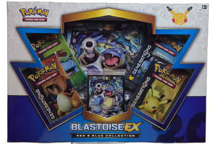 Pokémon: Blastoise ex - Red & Blue Collection (20th)
