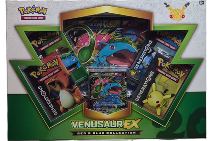 Pokémon: Venusaur ex - Red & Blue Collection (20th) (Kopia)