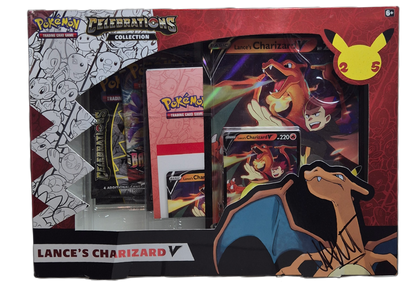 Pokémon: Lance's Charizard V - Celebration - Sign POKEVAULT