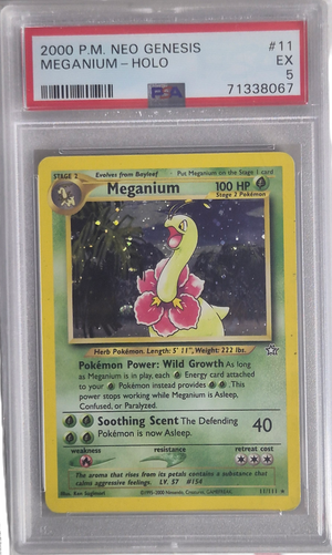Meganium - Neo Genesis 011/111 EX - PSA 5