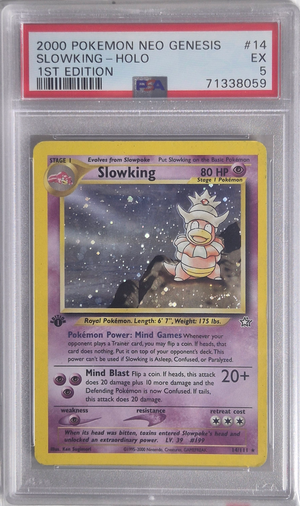 Slowking - Neo Genesis 014/111 EX - PSA 5
