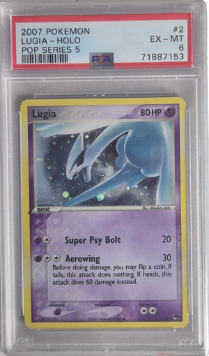 Lugia - Pop Series 5 002/017 EX - PSA 6