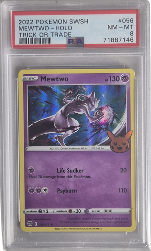 Mewtwo - Trick or Trade 056/172 NM-MT - PSA 8