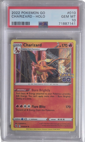 Charizard - Pokemon Go 010/078 MINT - PSA 10