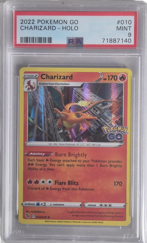 Charizard - Pokemon Go 010/078 MINT - PSA 9
