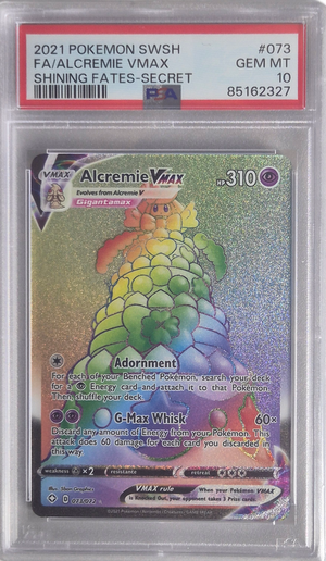 Alcremie VMAX - Shining Fates 073/072 GEM-MT - PSA 10