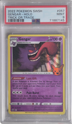 Gengar - Trick or Trade 057/198 MINT - PSA 9
