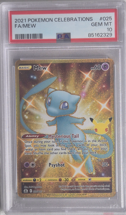 Mew - Celebrations 025/025 GEM MT - PSA 10