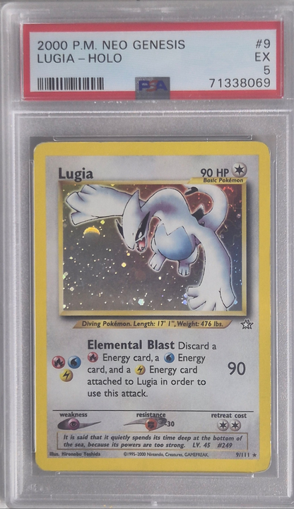 Lugia - Neo Genesis 009/111 EX - PSA 5