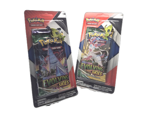 Pokémon SWSH: Evolving Skies x Fusion Strike Pin Blister