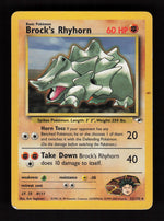 Brock's Rhyhorn (22) 022/132 - Rare - Gym Heroes