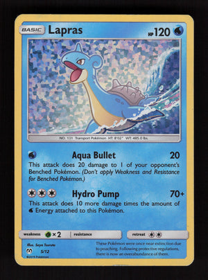 Lapras 5/12 005/012 - Promo - McDonald's Promos 2019 