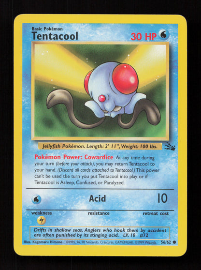 Tentacool 56/62 - Common - Fossil