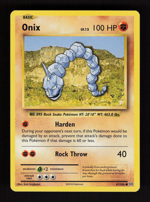 Onix 61/108  – XY Evolutions