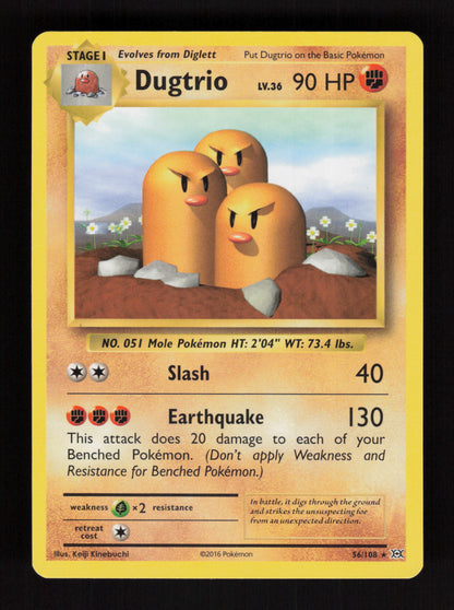 Dugtrio 56/108  – XY Evolutions
