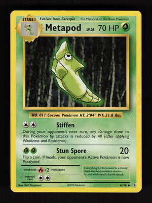 Metapod 4/108  – XY Evolutions