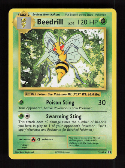 Beedrill 7/108  – XY Evolutions