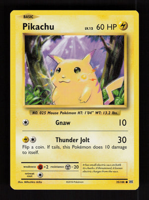 Pikachu 35/108  – XY Evolutions