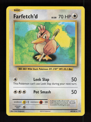 Farfetch’d 68/108  – XY Evolutions