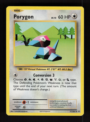 Porygon 71/108  – XY Evolutions