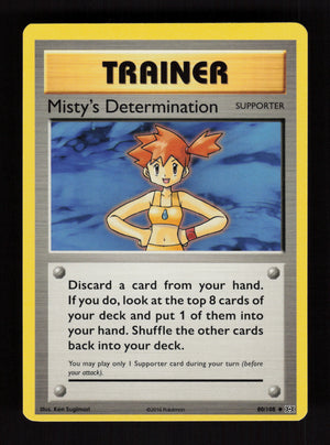 Misty’s Determination 80/108  – XY Evolutions