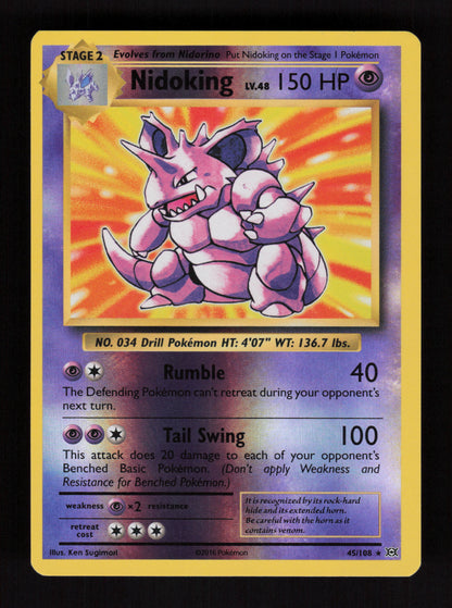 Nidoking 45/108 – Holo Rare – XY Evolutions