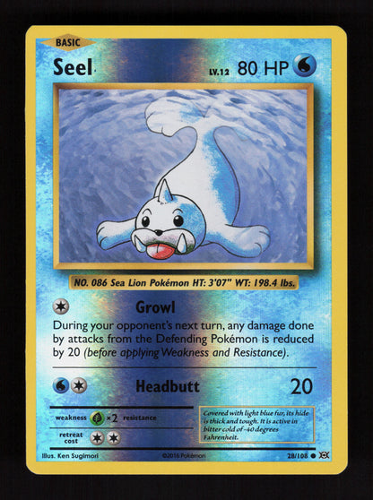 Seel 28/108 – Reverse Holo – XY Evolutions