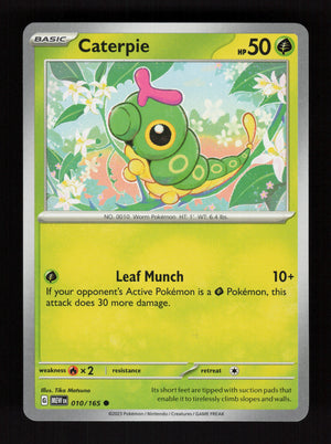 Caterpie 010/165 – 151 MEW