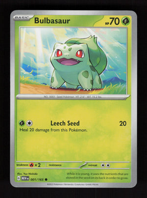 Bulbasaur 001/165 – 151 MEW