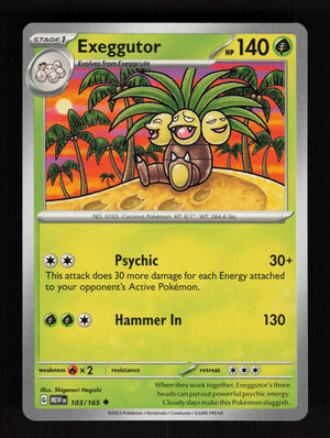 Exeggutor 103/165 – 151 MEW