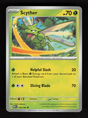 Scyther 123/165 – 151 MEW