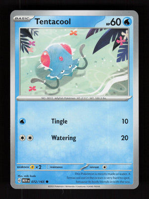Tentacool 072/165 – 151 MEW