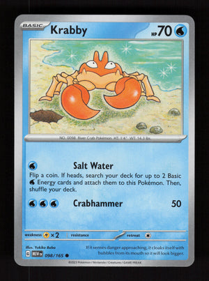 Krabby 098/165 – 151 MEW