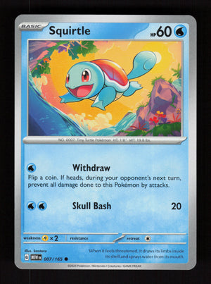 Squirtle 007/165 – 151 MEW