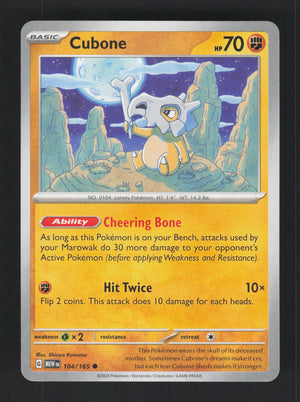 Cubone 104/165 – 151 MEW