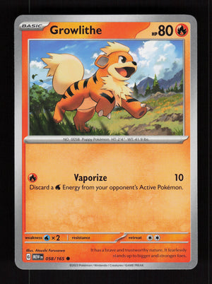 Growlithe 058/165 – 151 MEW