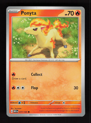 Ponyta 077/165 – 151 MEW