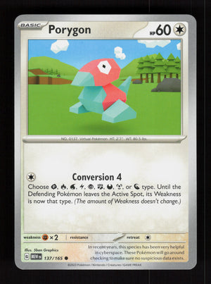 Porygon 137/165 – 151 MEW