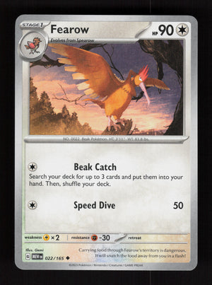 Fearow 022/165 – 151 MEW