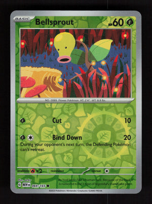 bellsprout 069/165 – Reverse Holo - 151 MEW