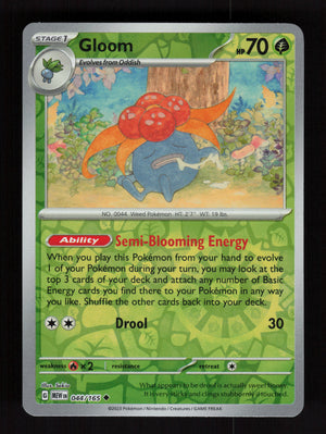 Gloom 044/165 – Reverse Holo - 151 MEW