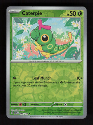 Caterpie 010/165 – Reverse Holo - 151 MEW