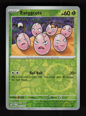 Exeggcute 102/165 – Reverse Holo - 151 MEW