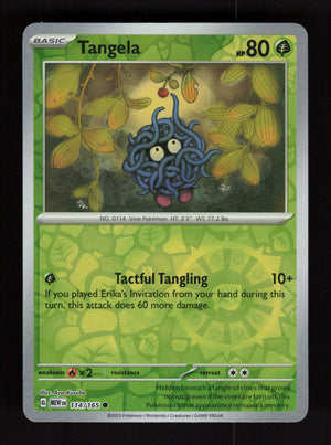 Tangela 114/165 – Reverse Holo - 151 MEW
