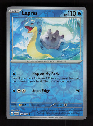 Lapras 131/165 – Reverse Holo - 151 MEW