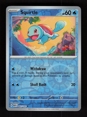 Squirtle 007/165 – Reverse Holo - 151 MEW