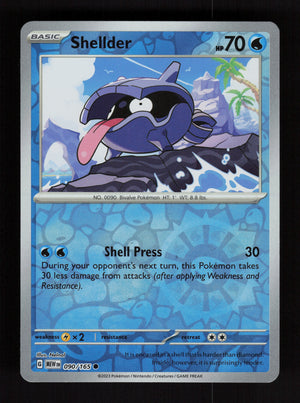 Shellder 090/165 – Reverse Holo - 151 MEW